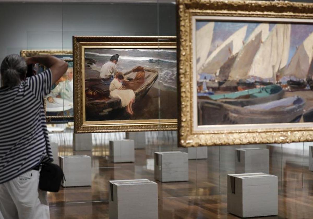 Escenas de baño y de oficios relacionados con en el mar, entre otras obras maestras de Joaquín Sorolla, integran los fondos de la Fundación María Cristina Masaveu Peterson