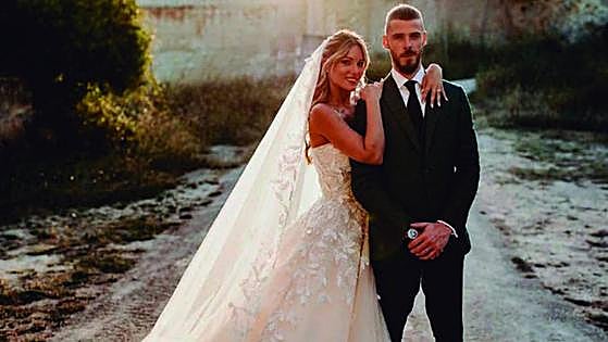 Idílica boda de Edurne y David de Gea en Menorca