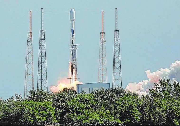 Lanzamiento exitoso de la nave espacial 'Euclid', en Florida.