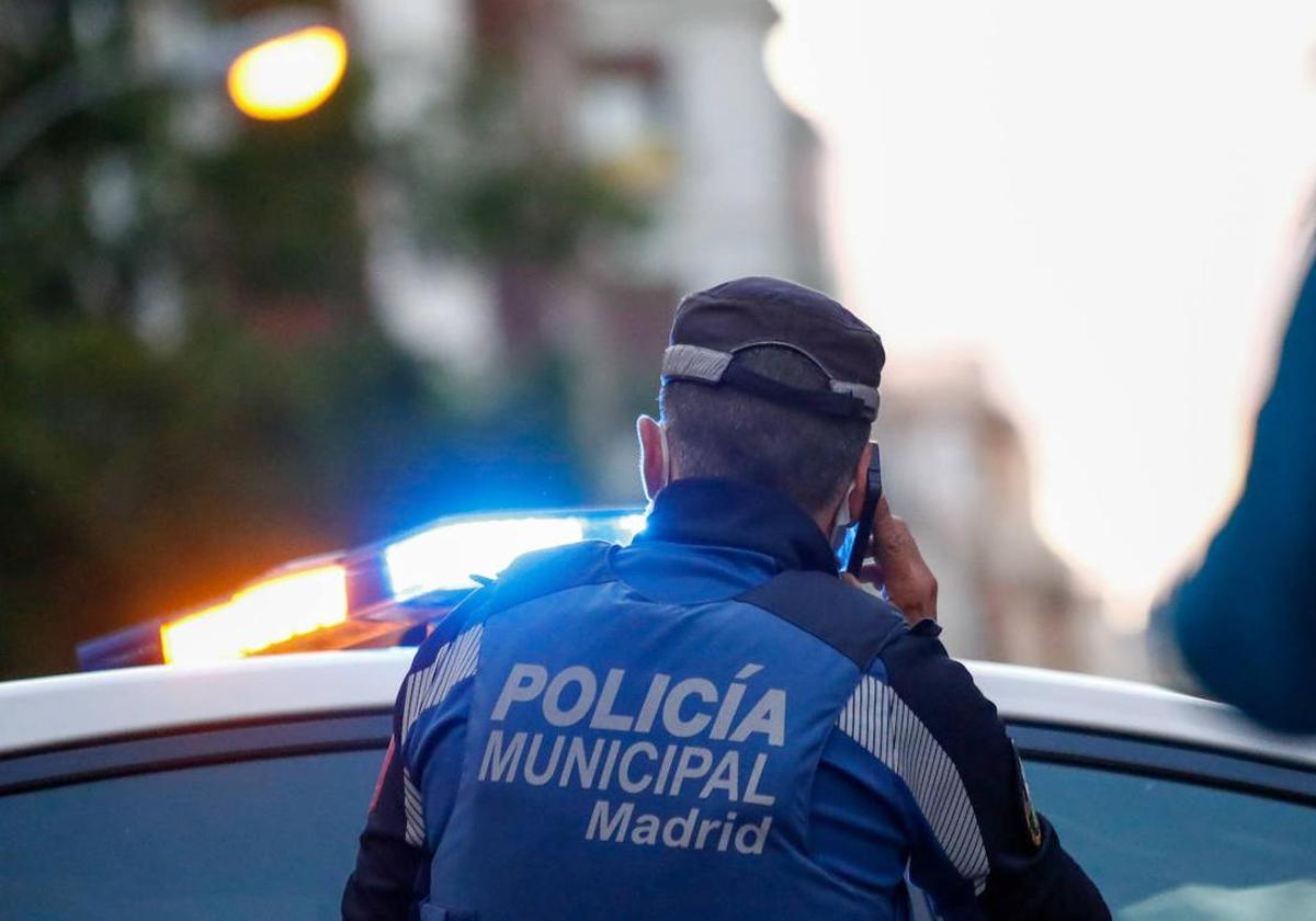 Un agente de la Policía Municipal de Madrid.