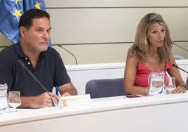 Josep Vendrell, mano derecha de Yolanda Díaz, en un acto en agosto de 2022.