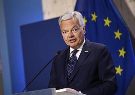 El comisario de Justicia Didier Reynders.