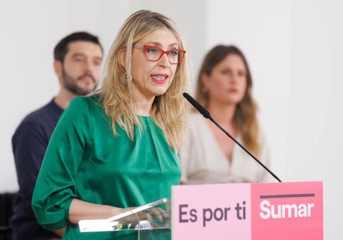 La eurodiputada y coordinadora del programa de Sumar, María Eugenia Rodríguez Palop.