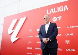 El presidente de LaLiga, Javier Tebas.