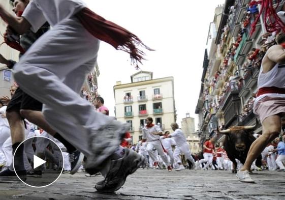 Así ha sido el segundo encierro de San Fermín 2023