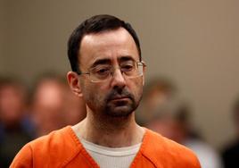 Larry Nassar, durante su juicio por abusos sexuales.