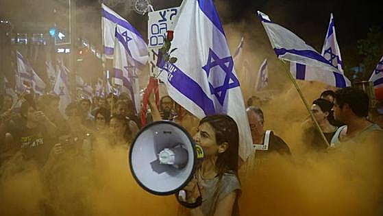 Los manifestantes vuelven a las calles de Israel contra la reforma judicial de Netanyahu