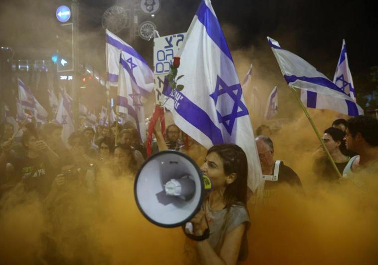 Los manifestantes vuelven a las calles de Israel contra la reforma judicial de Netanyahu