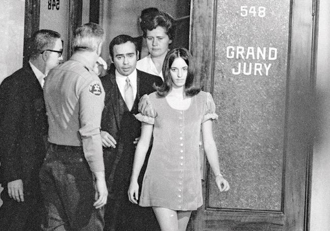 Una de las seguidoras de Manson, Susan Atkins, que declaró en contra del asesino durante el juicio