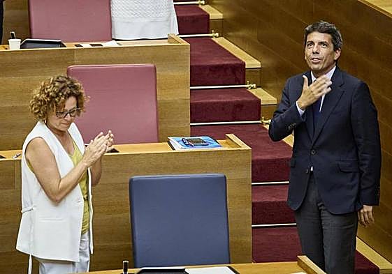 Carlos Mazón tras ser investido