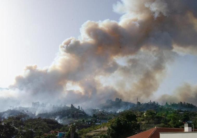 Imagen del incendio de La Palma.