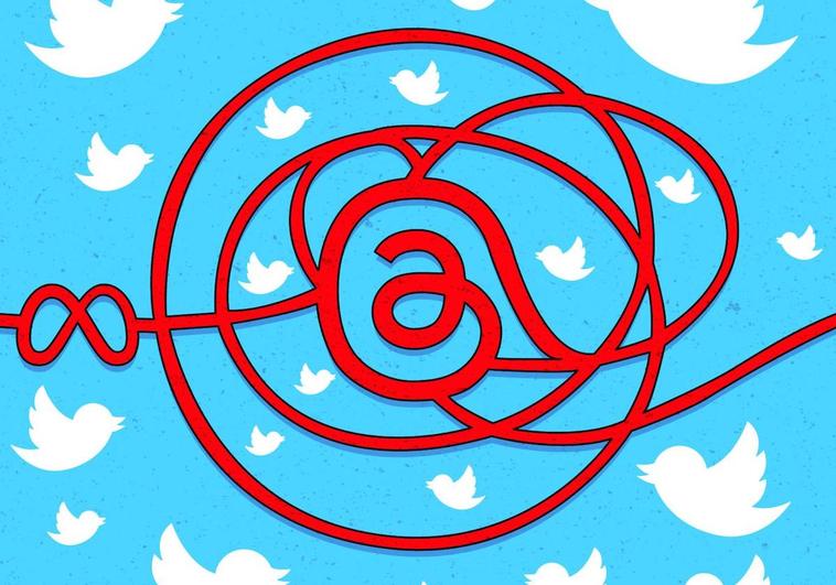La batalla entre Twitter y Threads