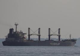 El último barco con granos ucranianos que viajó por el mar Negro en el marco del acuerdo de exportación de cereales