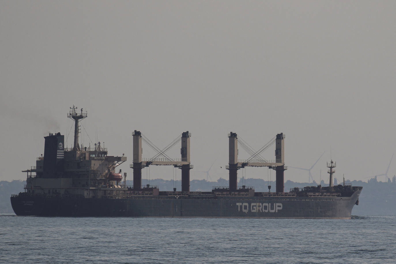 El último barco con granos ucranianos que viajó por el mar Negro en el marco del acuerdo de exportación de cereales