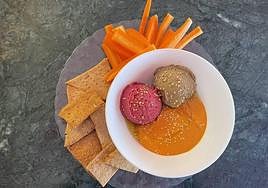 Un plato sano y saludable.