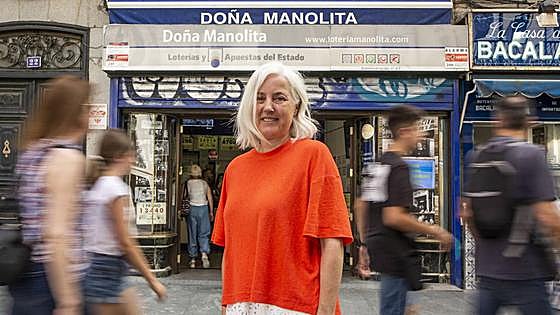 Concha Corona (Doña Manolita): «La suerte es lo que te den»