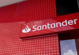 Una oficina del Santander