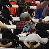 Una oposición a funcionario.