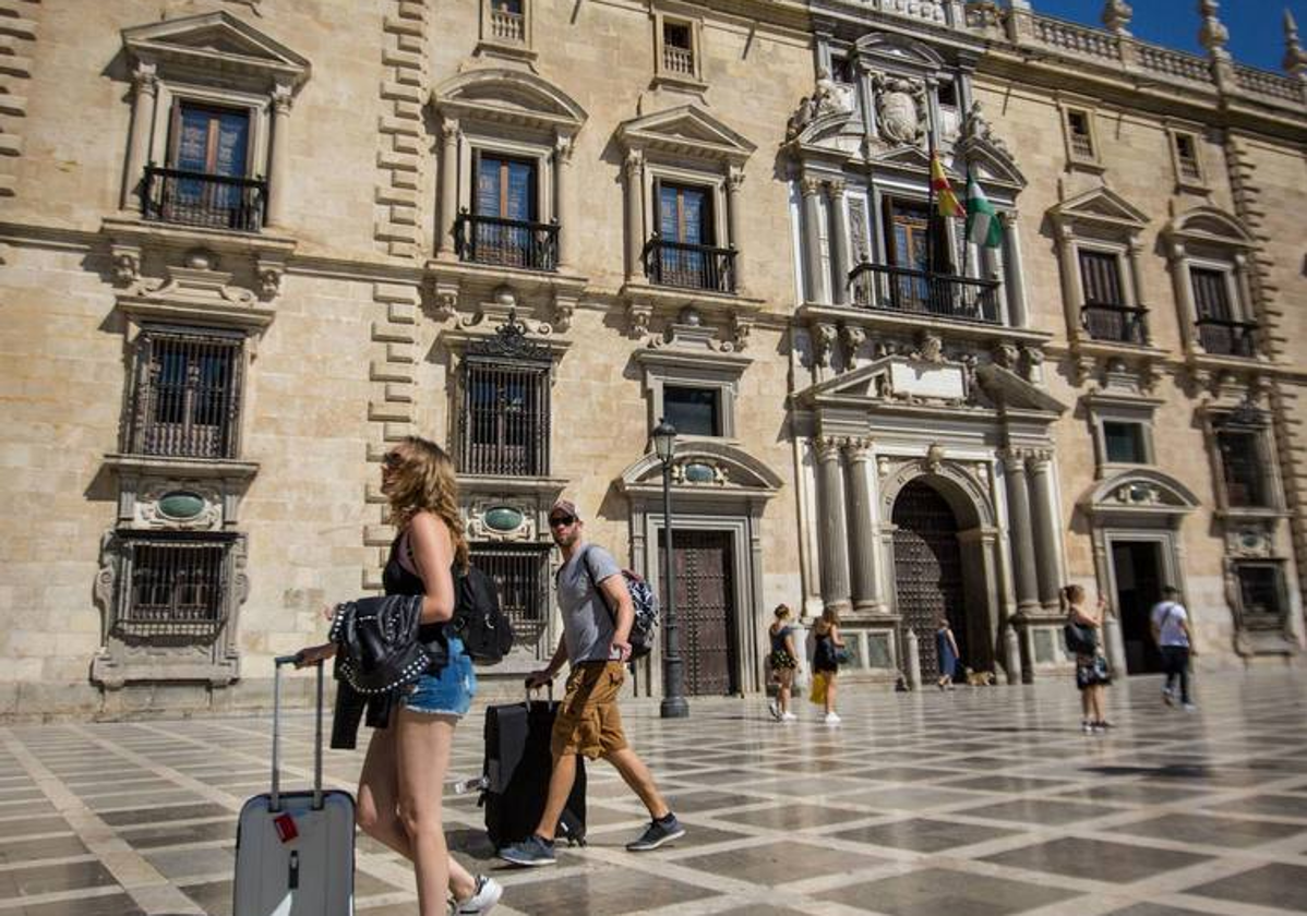 La Real Chancillería, sede de la Audiencia de Granada.