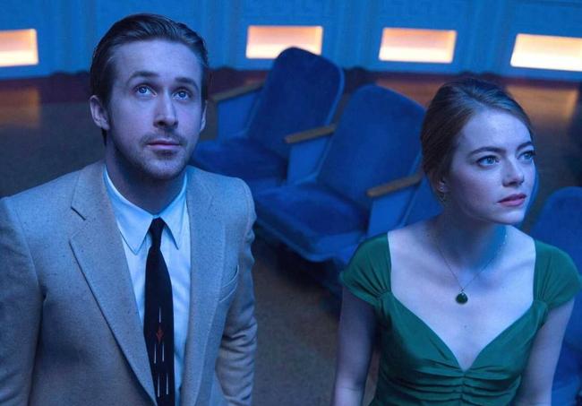 Gosling y Stone en 'La, la land'