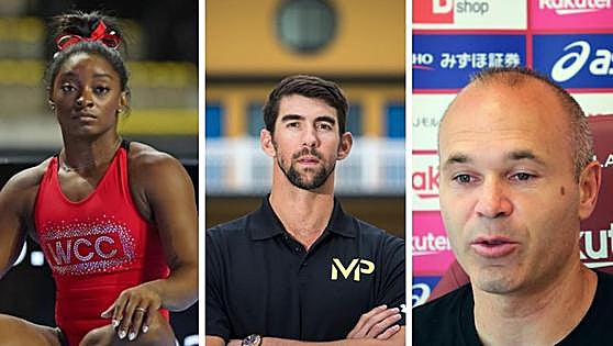 Simone Biles, Michael Phelps e Iniesta también sufrieron ansiedad o depresión