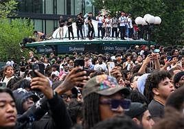 Revolución en el Union Square Park de Nueva York