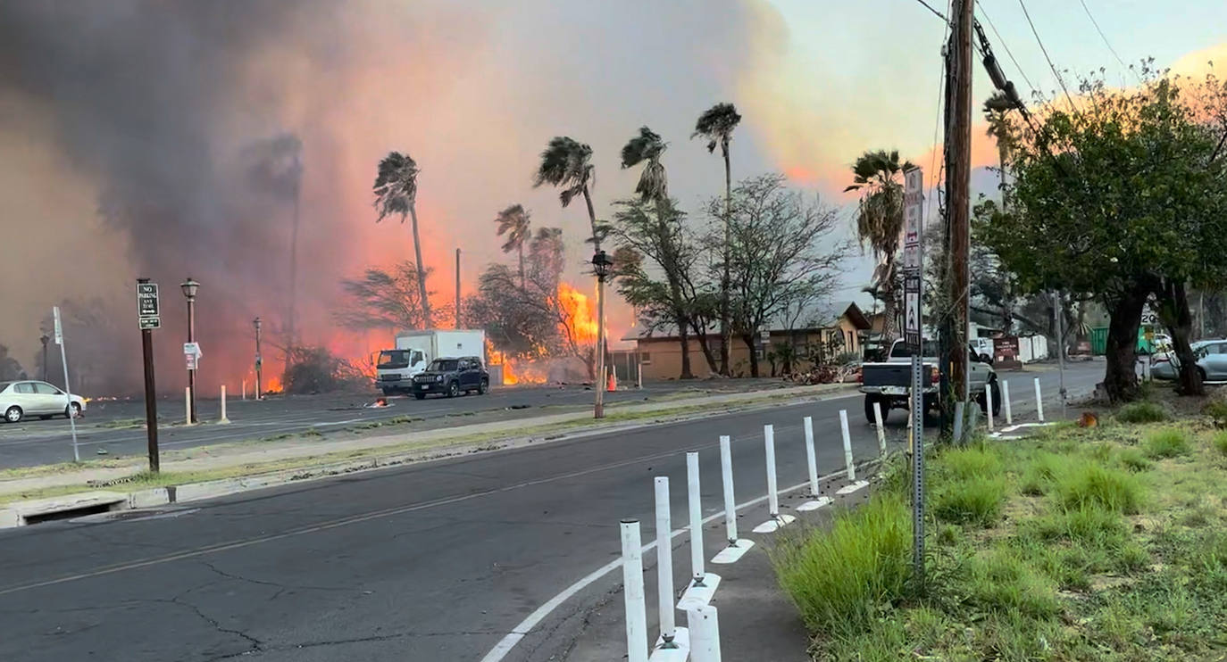 Los incendios arrasan Hawái