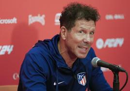 Diego Pablo Simeone inicia su decimotercera temporada como entrenador del Atlético.