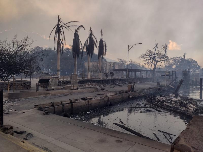 Así ha quedado la isla hawaiana de Maui tras los devastadores incendios