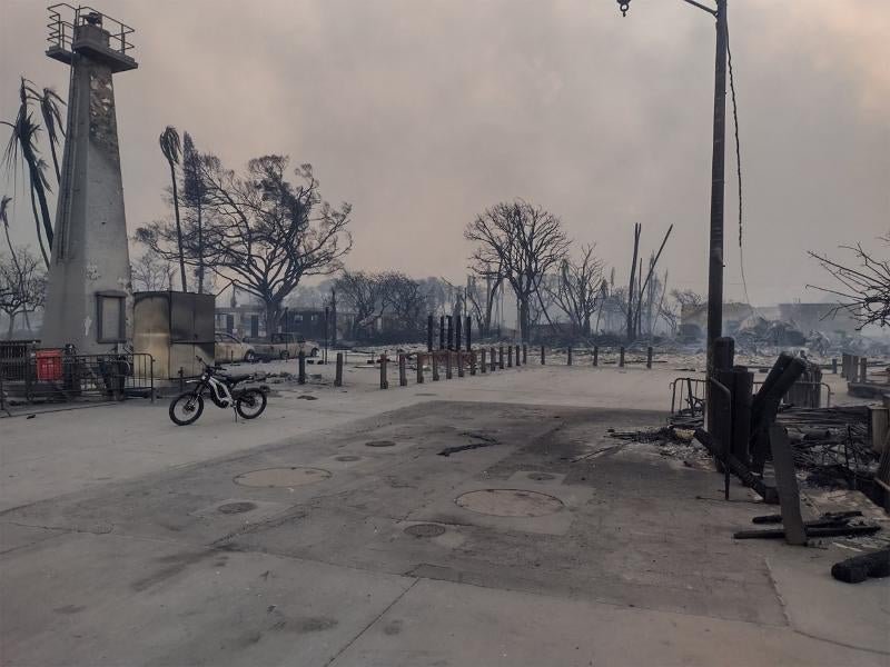 Así ha quedado la isla hawaiana de Maui tras los devastadores incendios