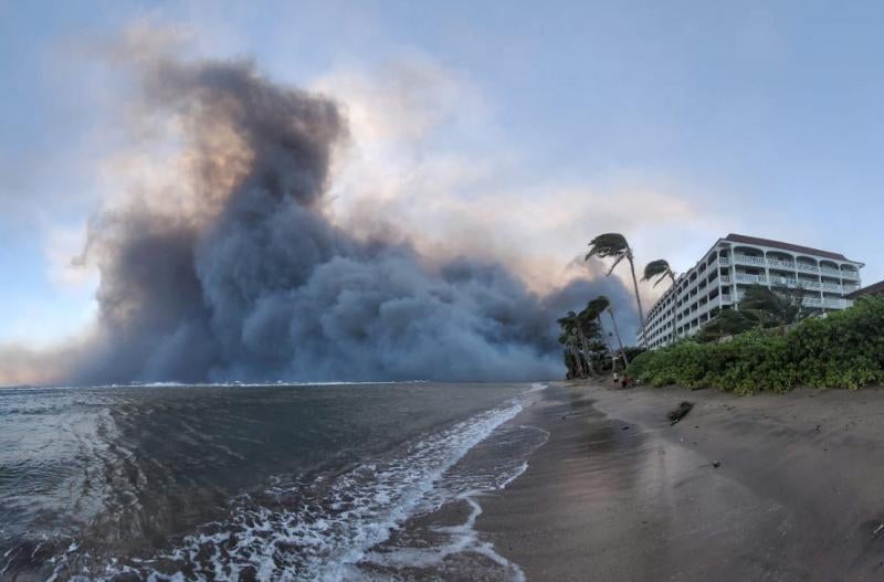 Así ha quedado la isla hawaiana de Maui tras los devastadores incendios