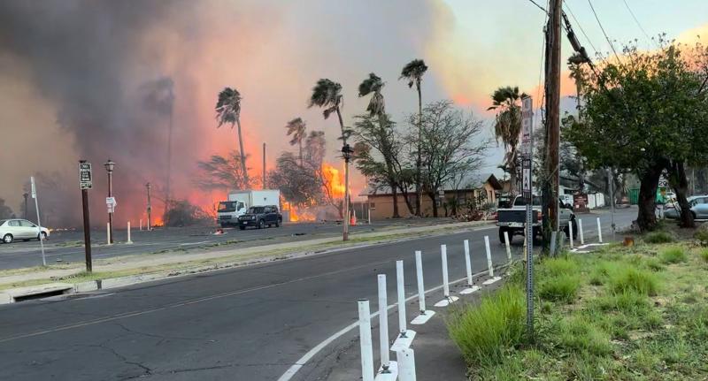 Así ha quedado la isla hawaiana de Maui tras los devastadores incendios