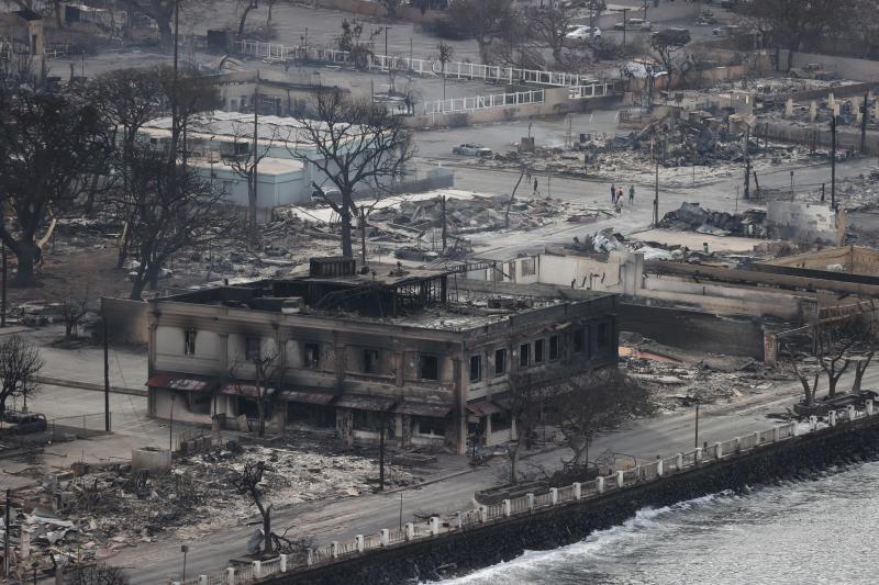 Así ha quedado la isla hawaiana de Maui tras los devastadores incendios