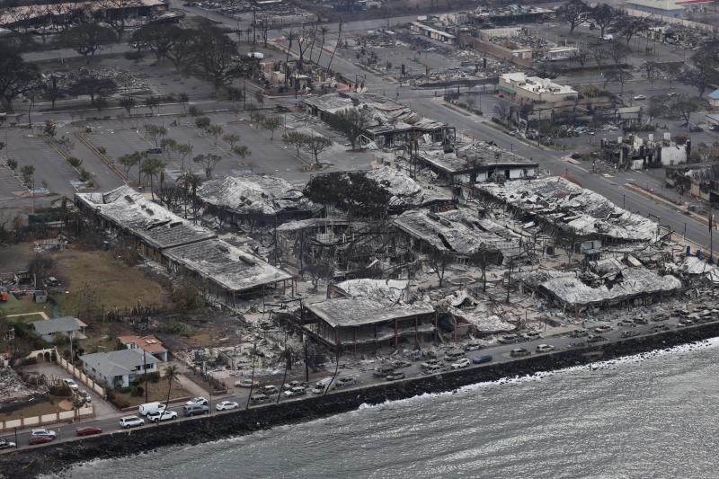 Así ha quedado la isla hawaiana de Maui tras los devastadores incendios