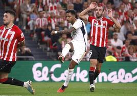 Los goles del intenso duelo entre Athletic y Real Madrid