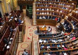 Un pleno del Congreso de los Diputados en la pasada legislatura.