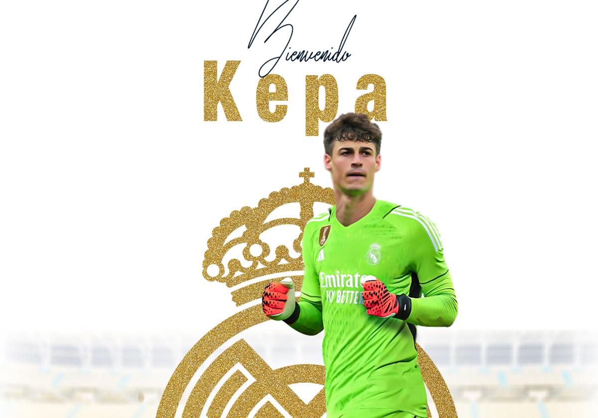 Kepa ya es nuevo portero del Real Madrid