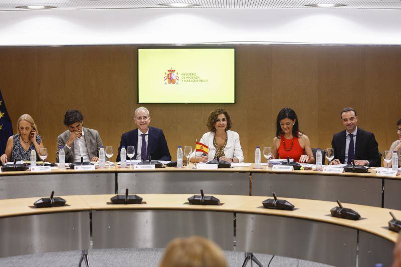 La ministra de Hacienda María Jesús Montero, preside el último Consejo de Política Fiscal y Financiera (CPFF) celebrado en julio.