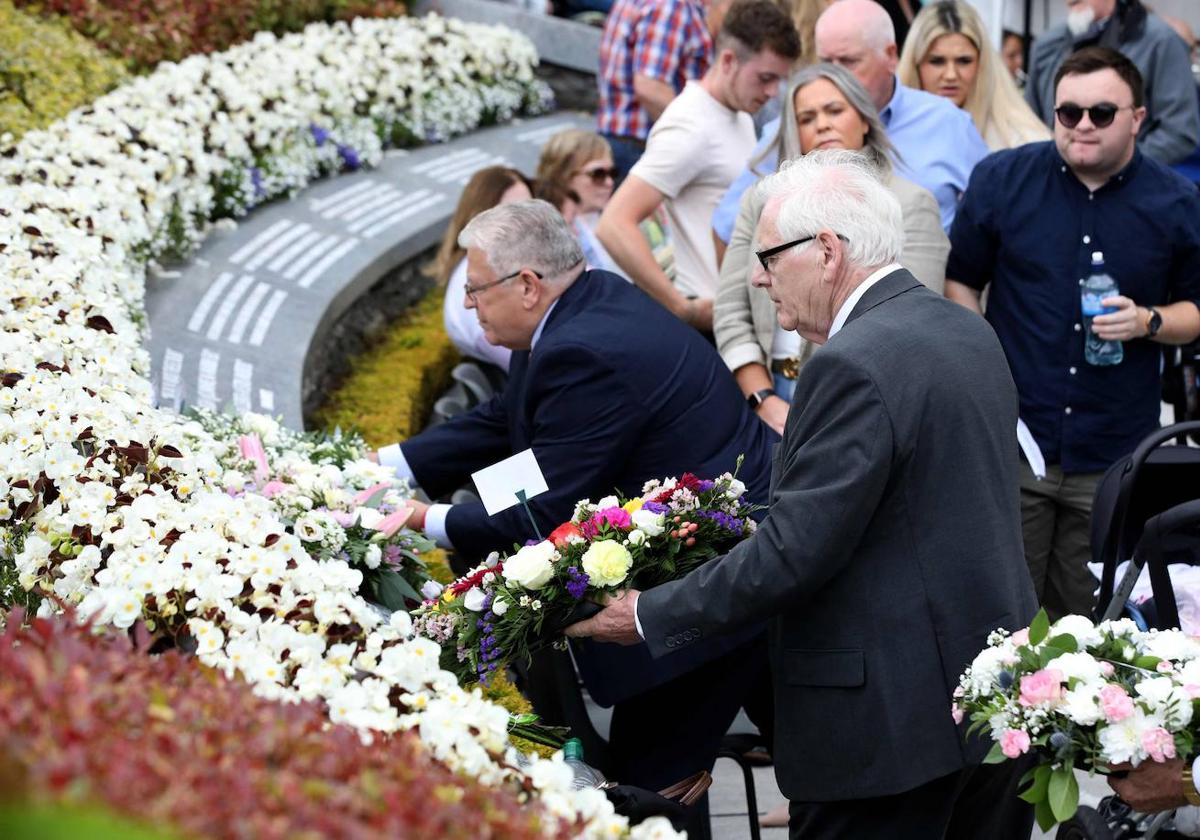 Michael Gallagher que perdió a su hijo Aidan en el atentado con bomba de Omagh