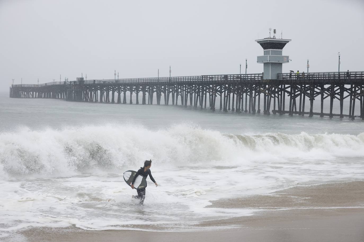 El devastador paso de la tormenta tropical Hilary por EE UU