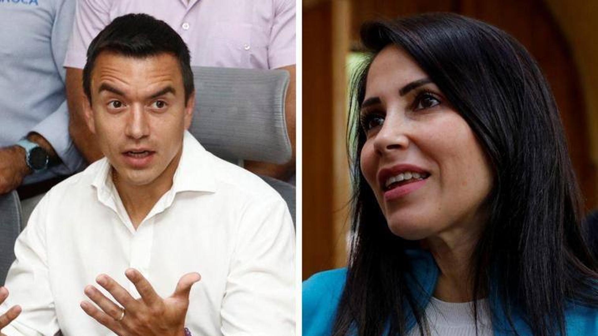 Correísta Luisa González and businessman Daniel Noboa will play for the presidency of Ecuador