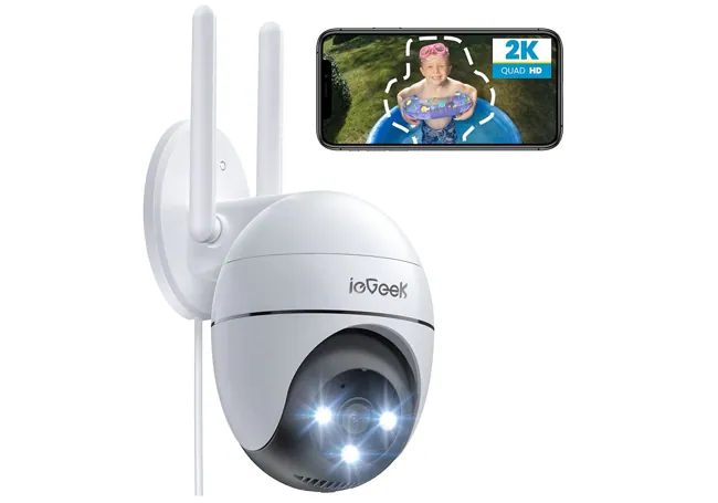 Cámara de vigilancia Wifi para interiores, cámara IP de 1080P con grabación  para bebés/mascotas, seguimiento de movimiento, detección de sonido, Audio  bidireccional