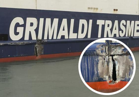 Un buque que navegaba de Valencia a Ibiza con 750 pasajeros colisiona en la isla por el temporal