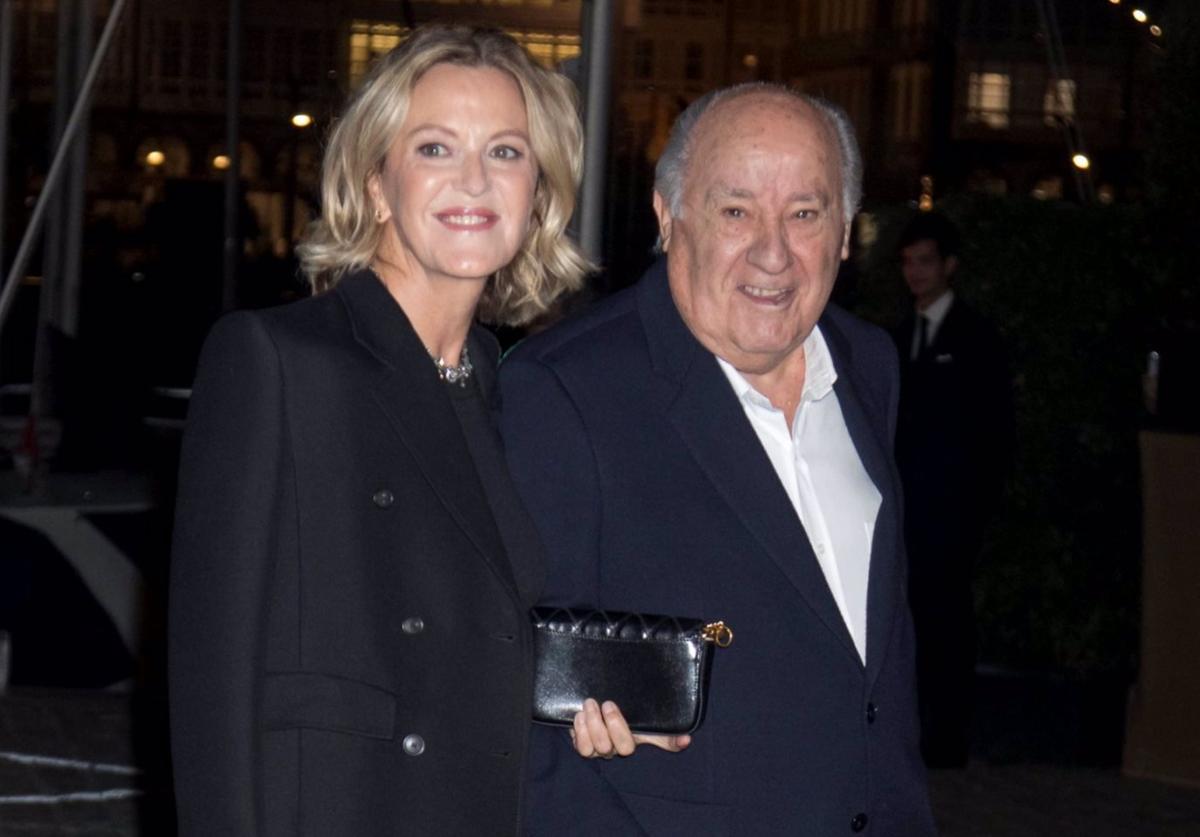 Flora Pérez y Amancio Ortega.