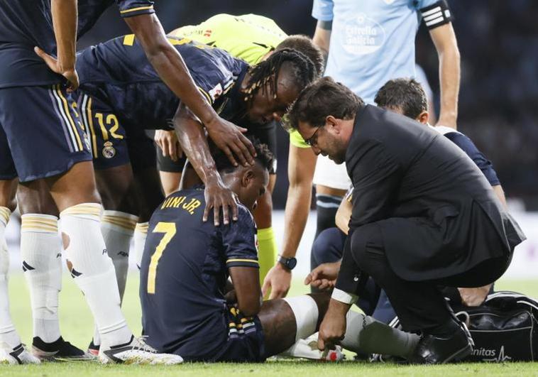 Vinicius sufre una lesión muscular y estará seis semanas de baja