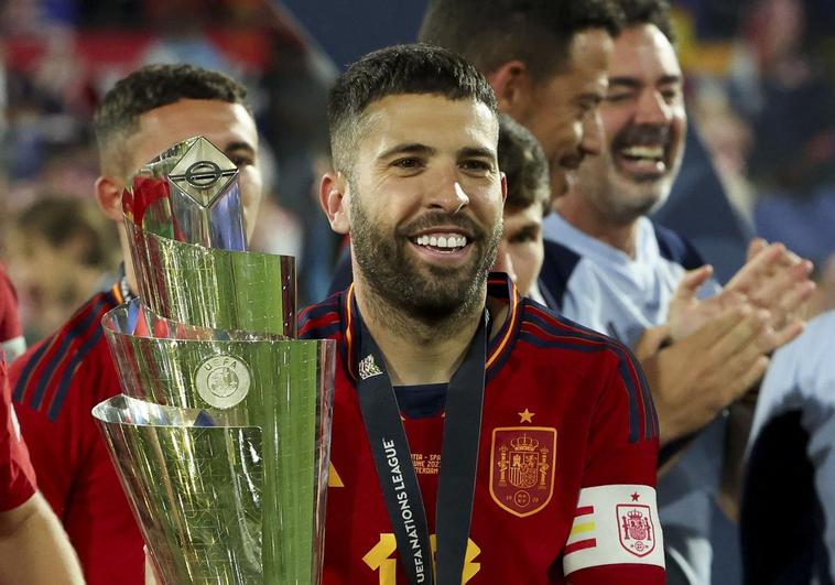 Jordi Alba deja la selección