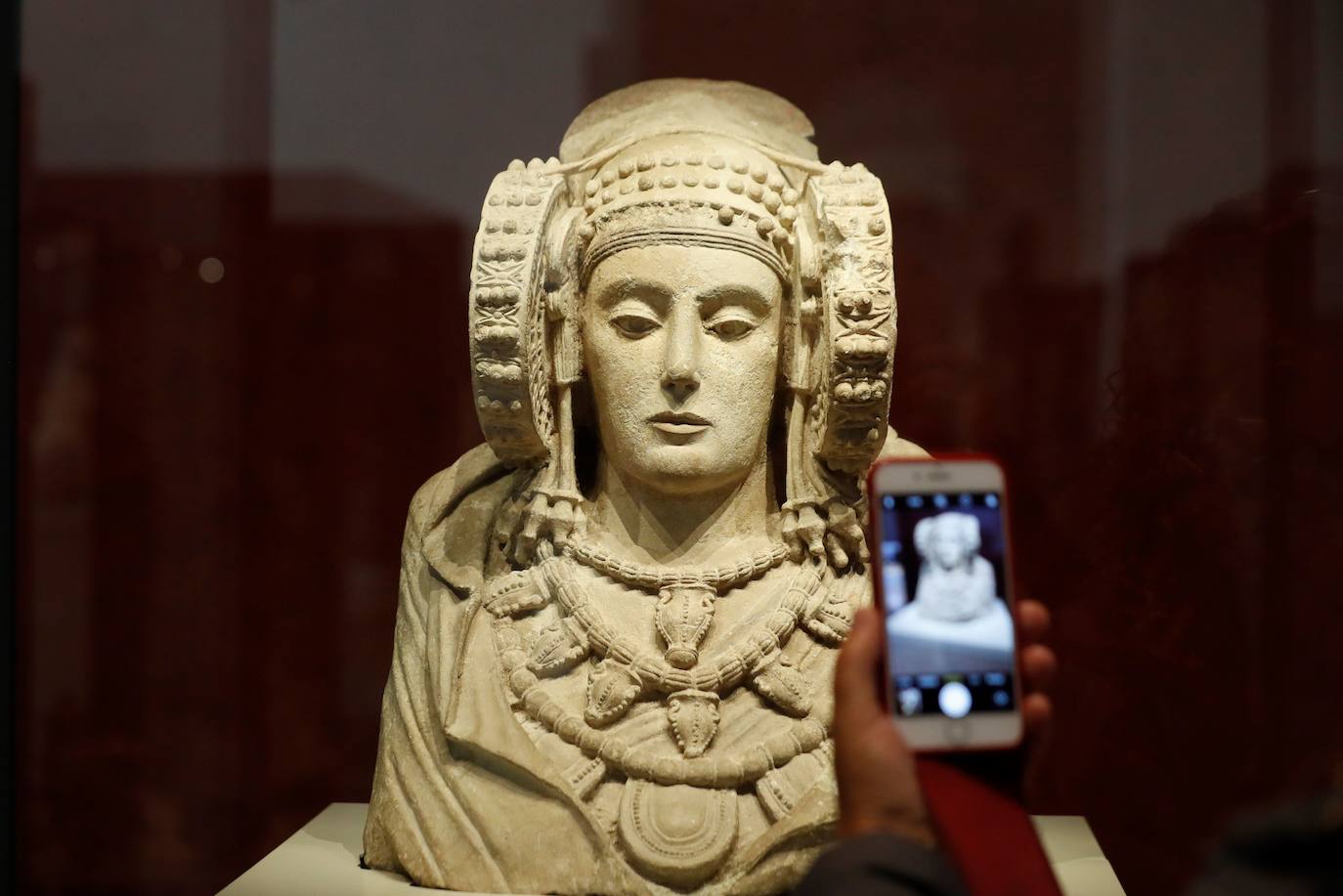 La Dama de Elche, en el Museo Arqueológico Nacional.