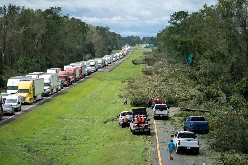 El huracán &#039;Idalia&#039; deja un escenario catastrófico en Florida