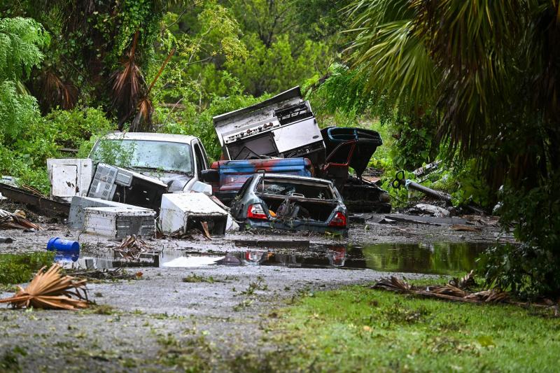 El huracán &#039;Idalia&#039; deja un escenario catastrófico en Florida