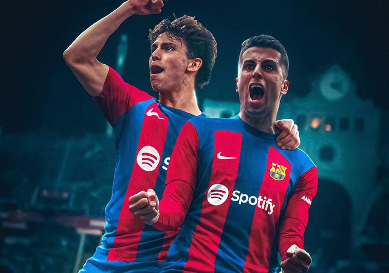 Joao Félix y Joao Cancelo, nuevos jugadores del Barça